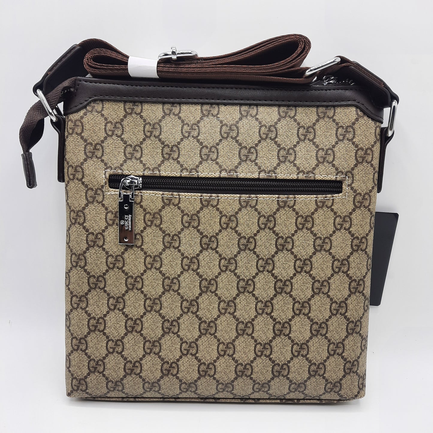 Premium Luxury Unisex Shoulder Bag 108 Brown