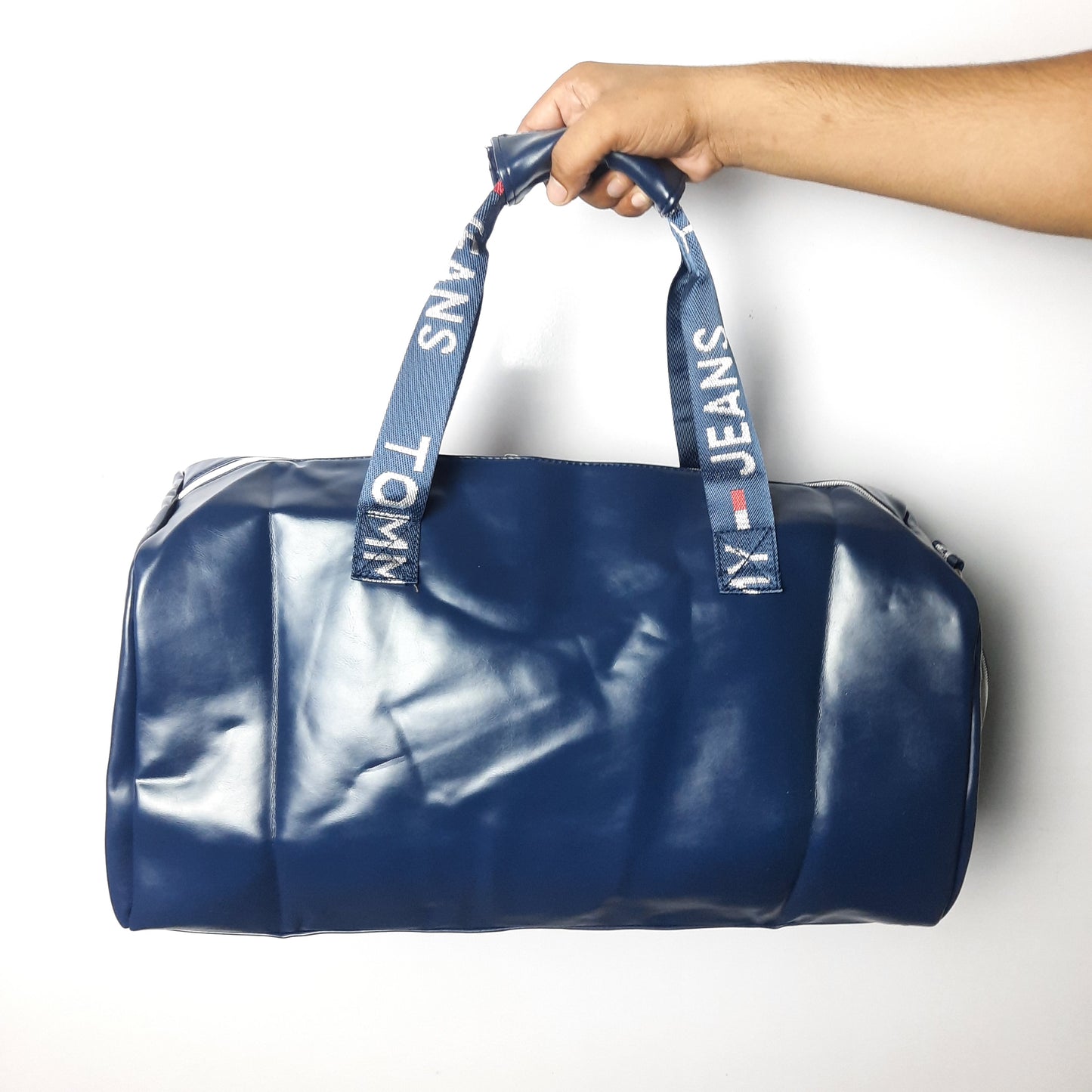 Imported Fux Leather Travel luggage bag 568 Blue