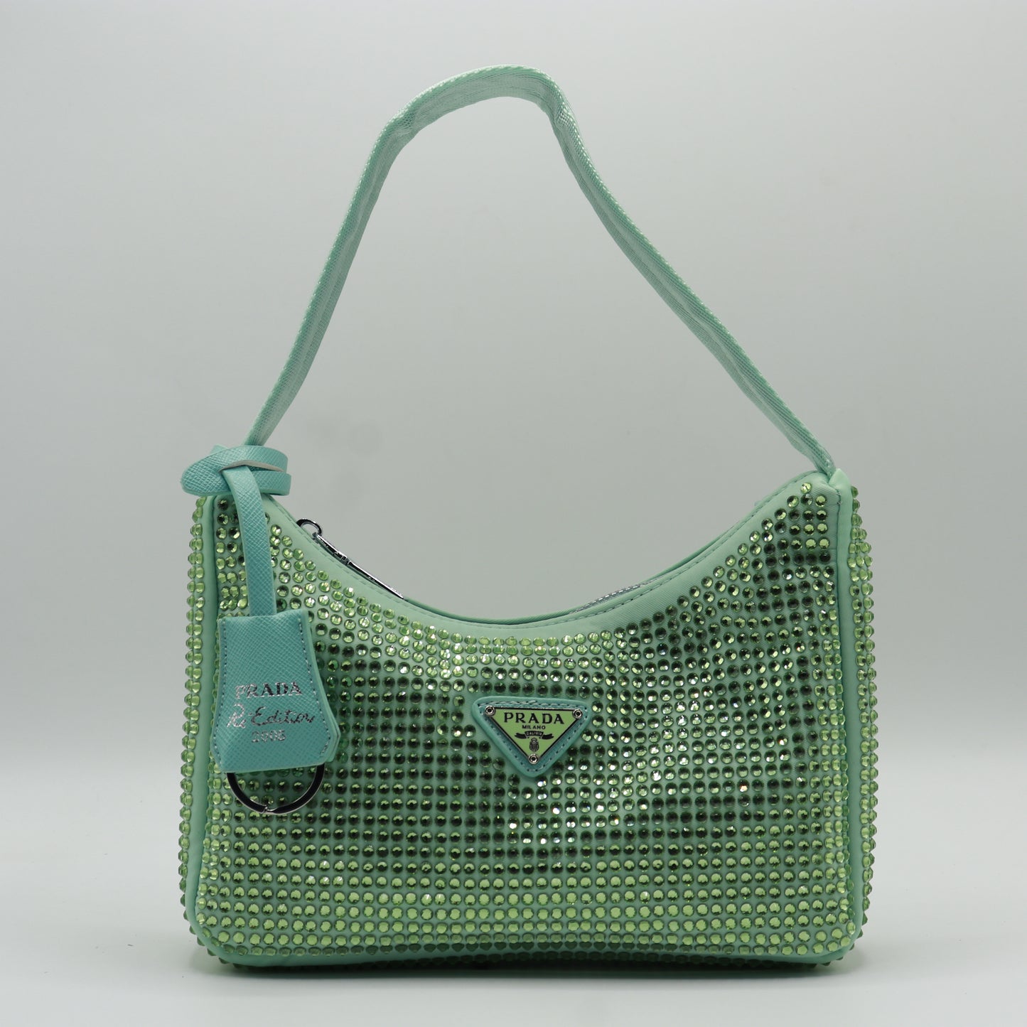 Fashionable Mini Bag with Crystals Shoulder Bag With Box PR01