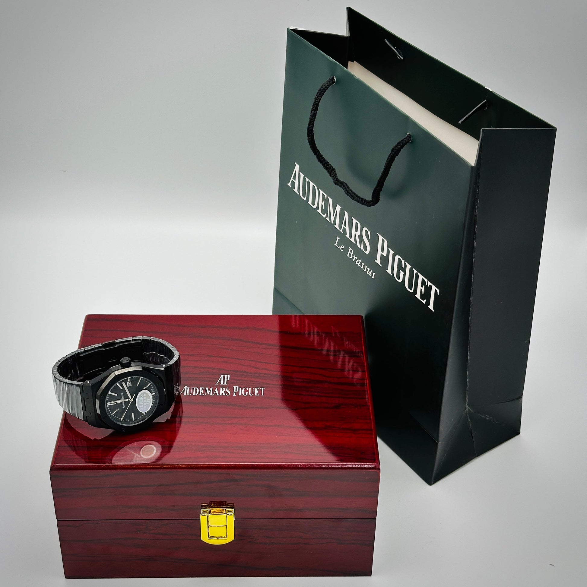 Octagon Bezel Watch with premium name box