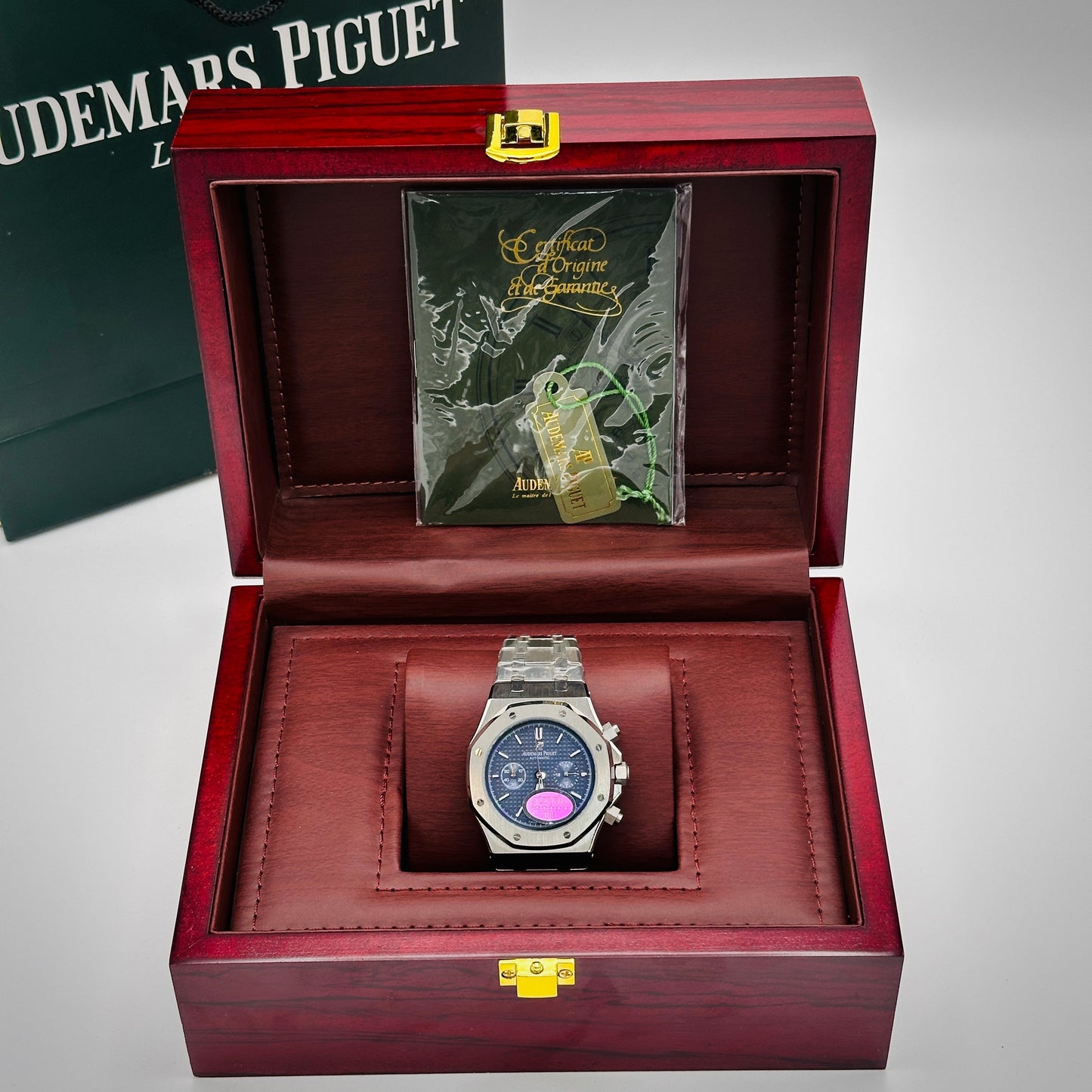 Luxury Chronograph Watch with box