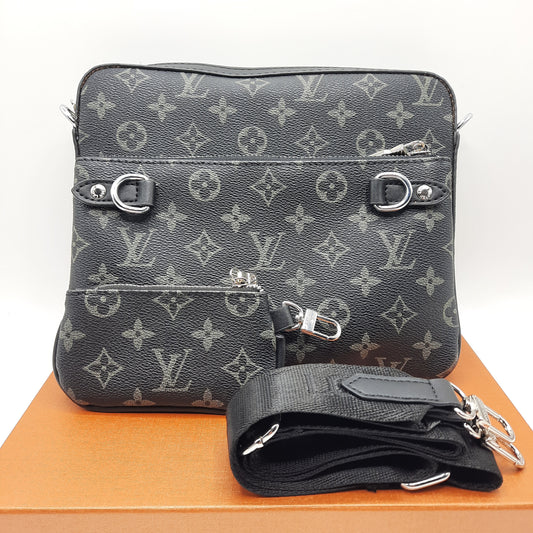 New Stylish 3 in 1 Multi Pouch Cross Body Bag With Box