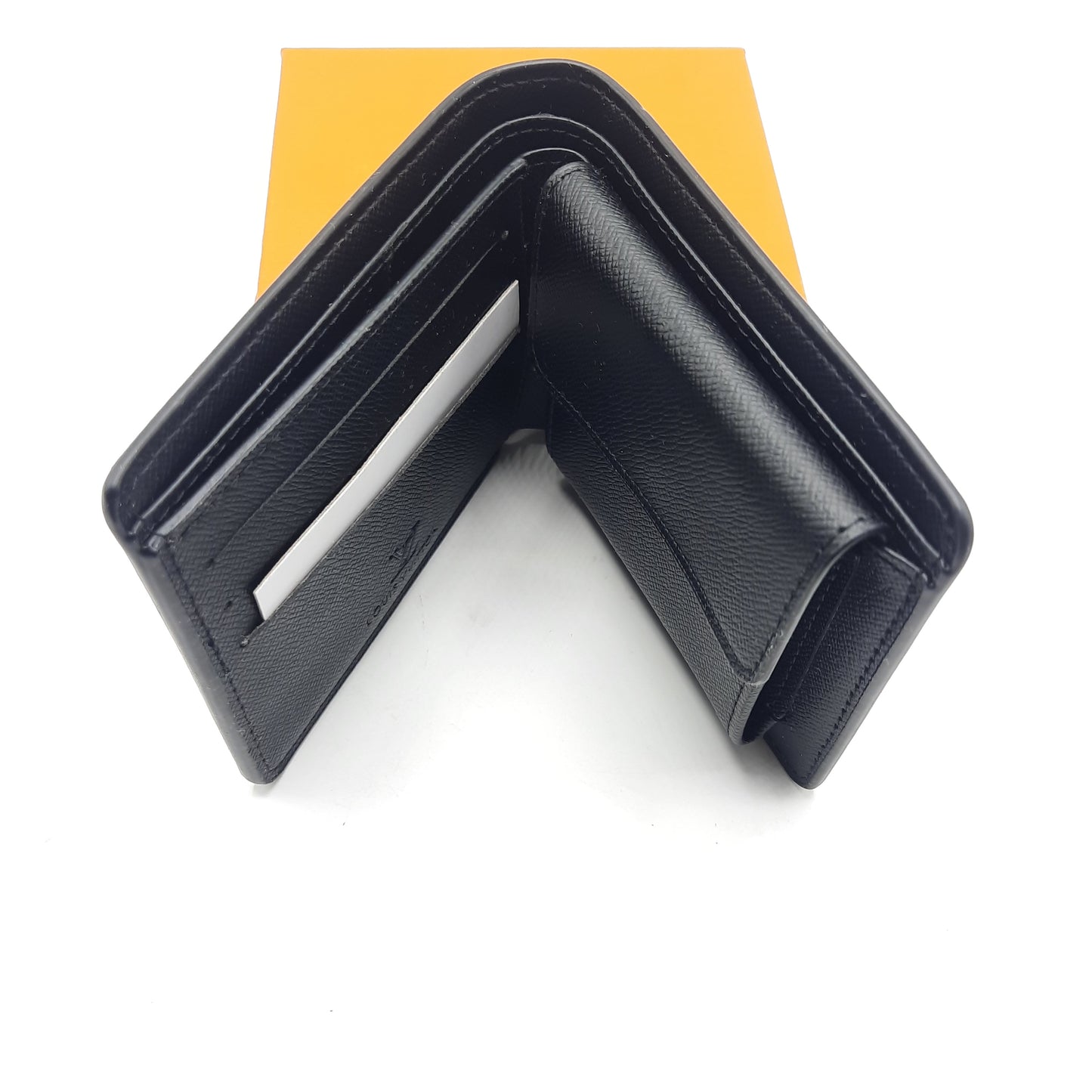 Luxury Men Wallet With Box Black 9801 Presbyopia