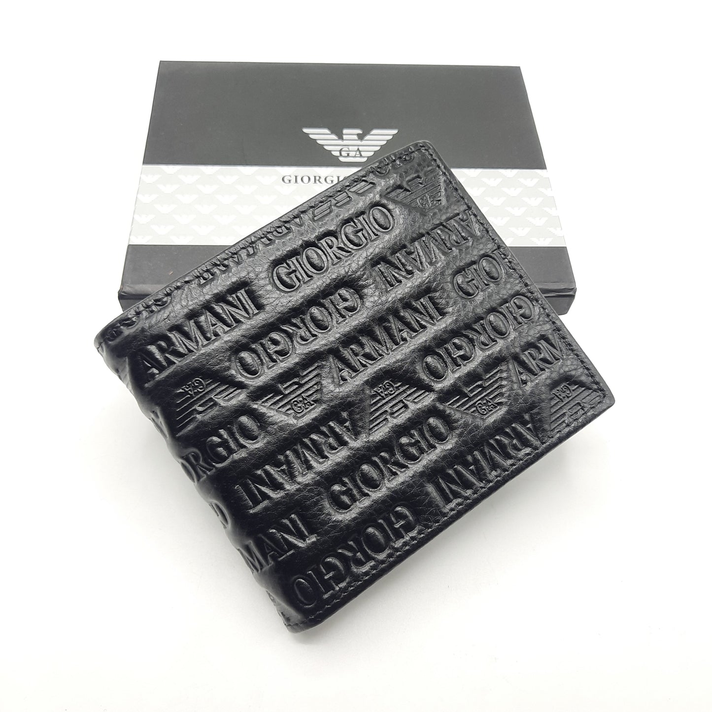 Luxury Men Wallet With Box Black 384A