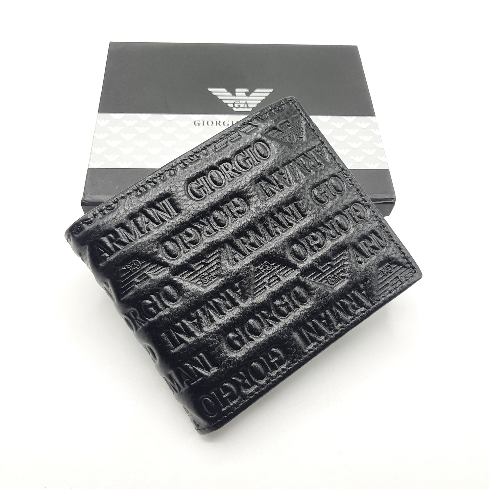 Luxury Men Wallet With Box Black 384A