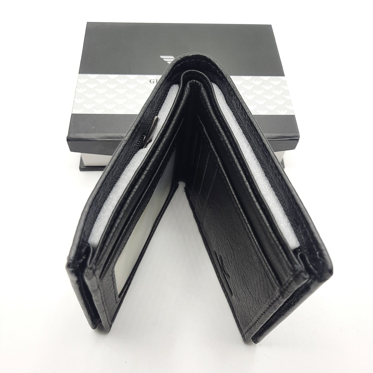 Luxury Men Wallet With Box Black 384A
