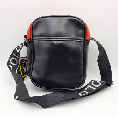 Imported Cross Body Famous Leather Men's Bag PCB-Black-452