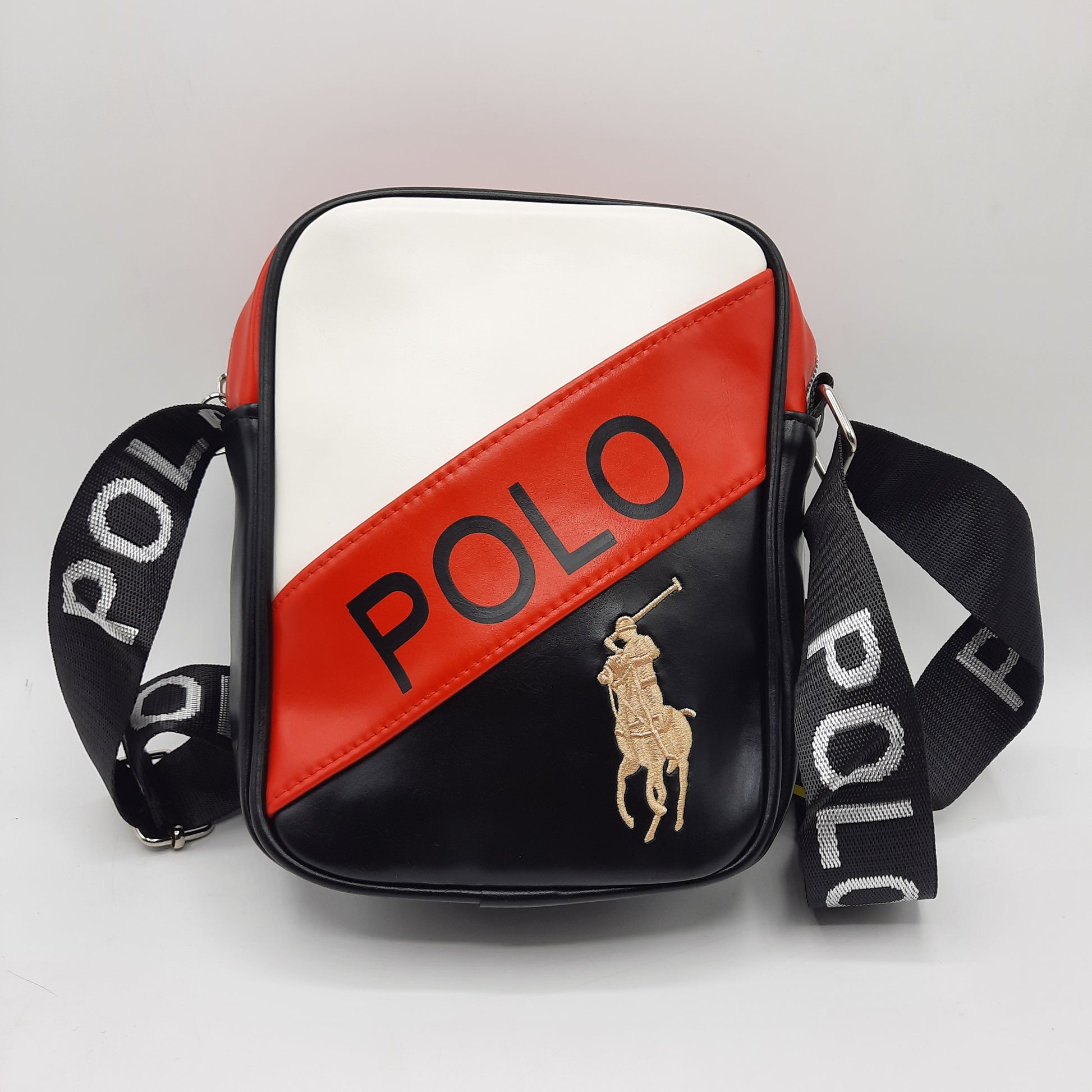 Imported Cross Body Famous Leather Men's Bag PCB-Black-452