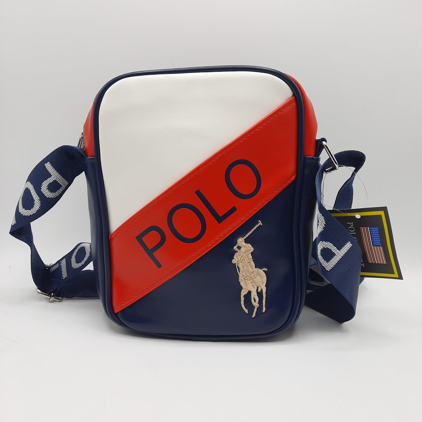 Imported Cross Body Famous Leather Men's Bag PCB-Blue-452