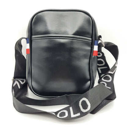 Imported Cross Body Famous Leather Men's Bag PCB-Black-458