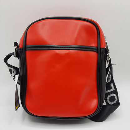 Imported Cross Body Famous Leather Men's Bag PCB-Red-453
