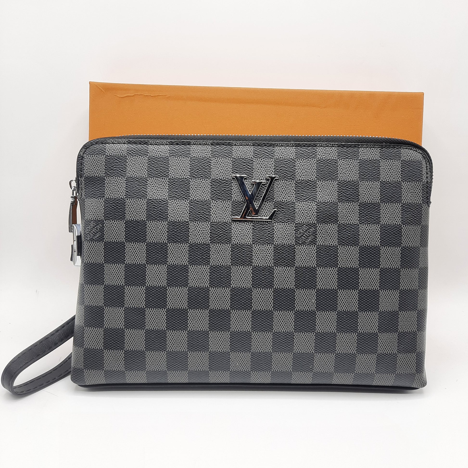 Luxury Man Handbag With Lock With Box 12020 Black