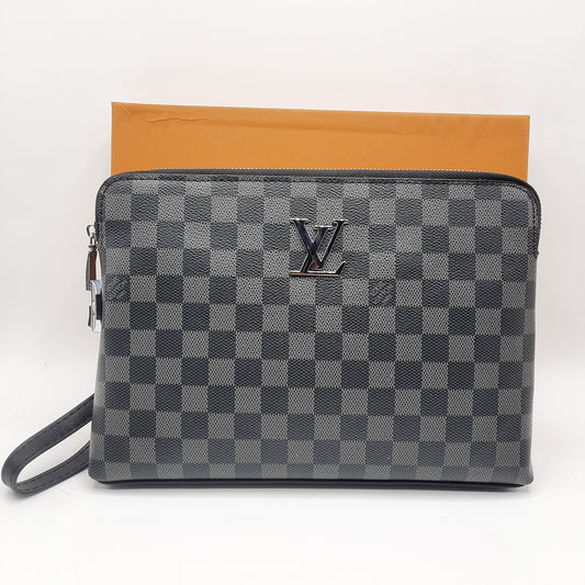 Luxury Man Handbag With Lock With Box 12020 Black