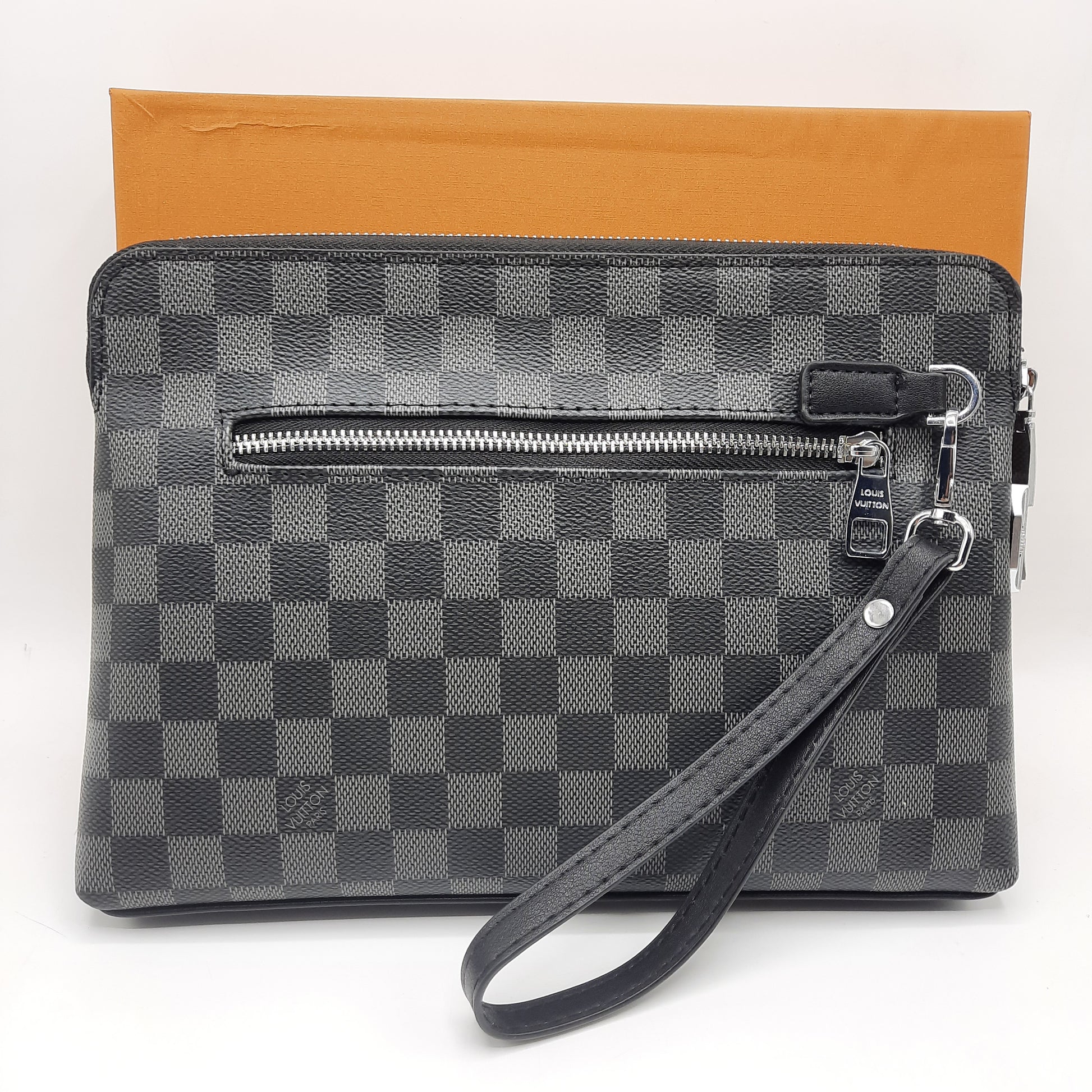 Luxury Man Handbag With Lock With Box 12020 Black