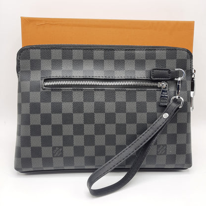 Luxury Man Handbag With Lock With Box 12020 Black