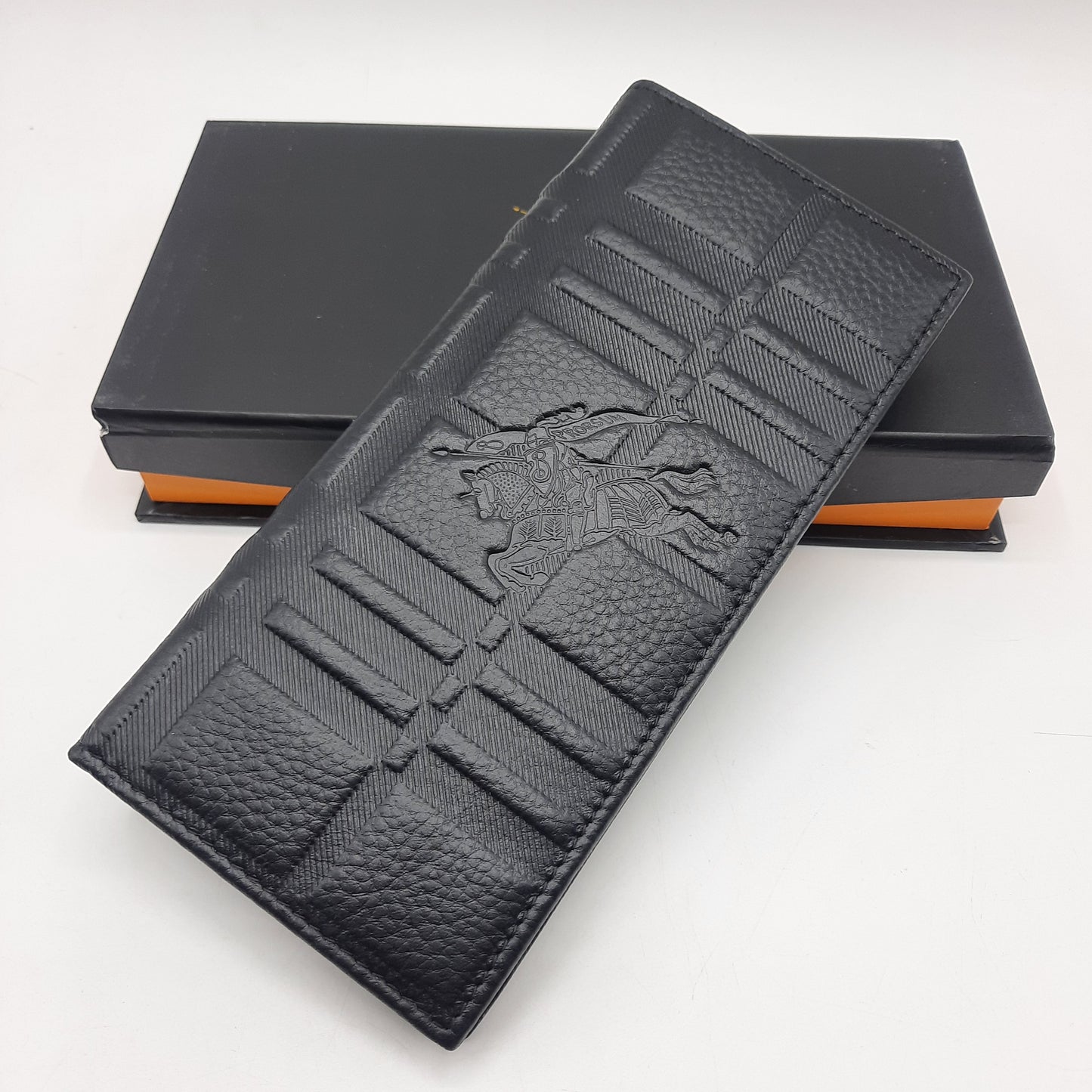 Premium Quality Long Wallet With Box Burry
