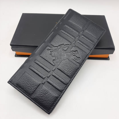 Premium Quality Long Wallet With Box Burry