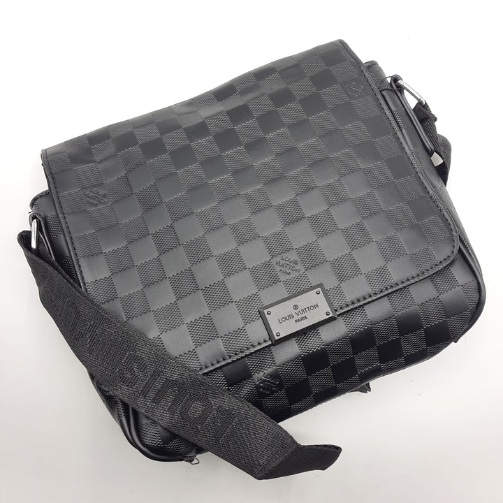 Premium Quality Unisex Shoulder Bag C-8112 Black