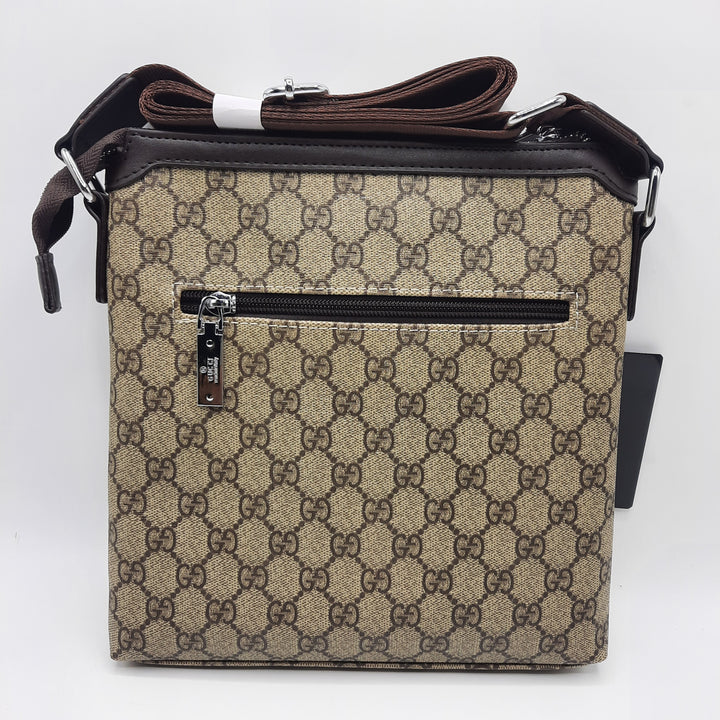 Premium Luxury Unisex Shoulder Bag 108 Brown