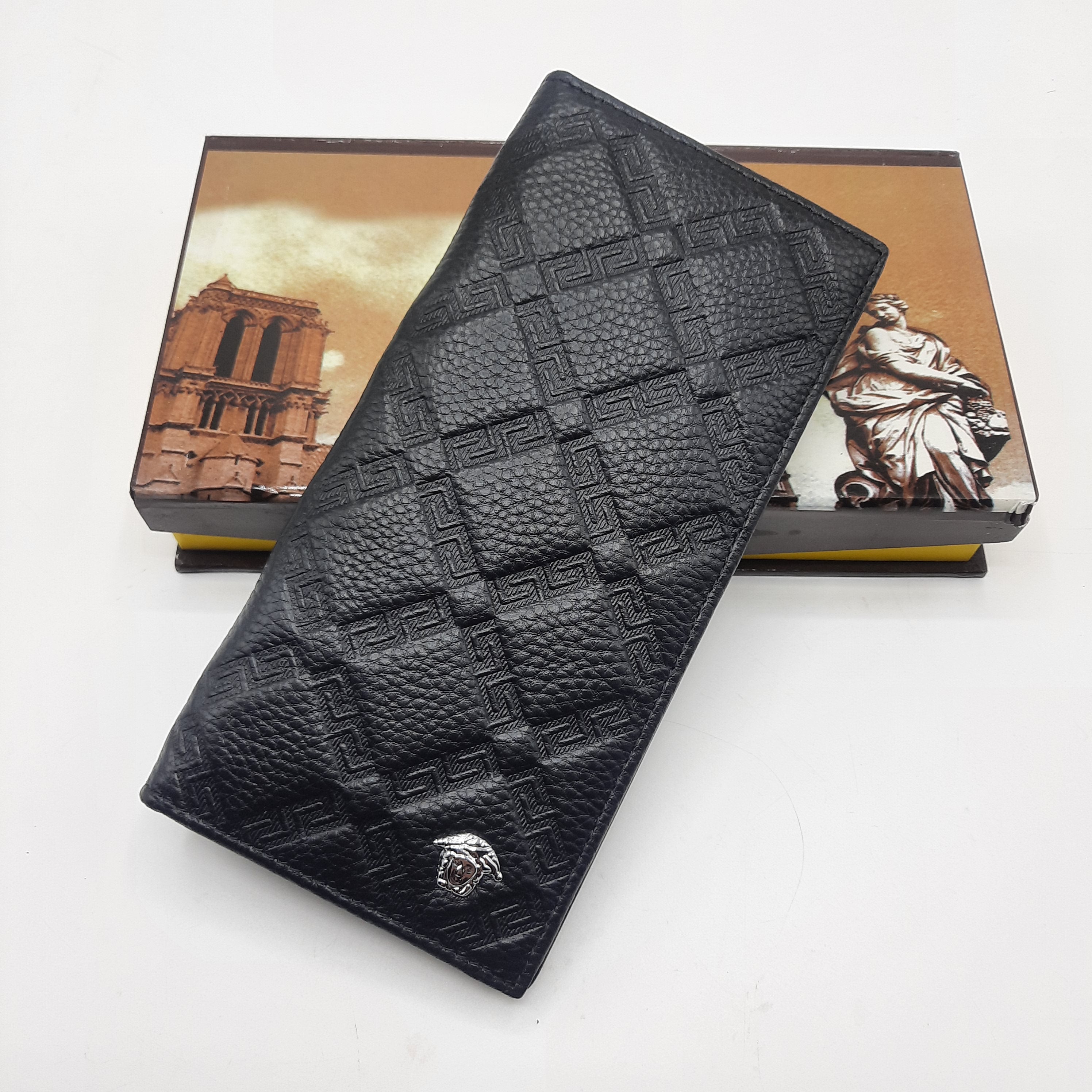 Classic Bi-Fold Wallet With Box 6393C-Black
