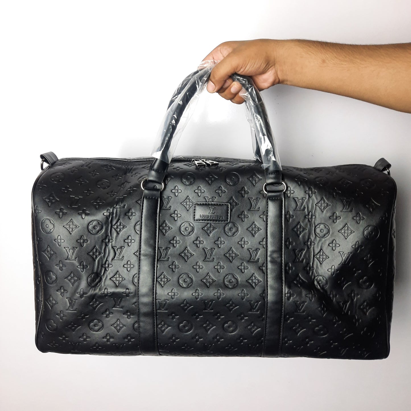 Luxury Fux Leather Travel luggage bag L3 Black