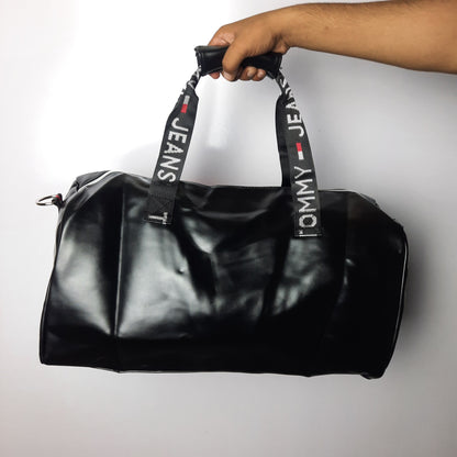 Imported Fux Leather Travel luggage bag 568 Black