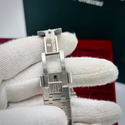 two-tone men’s watch with brand box