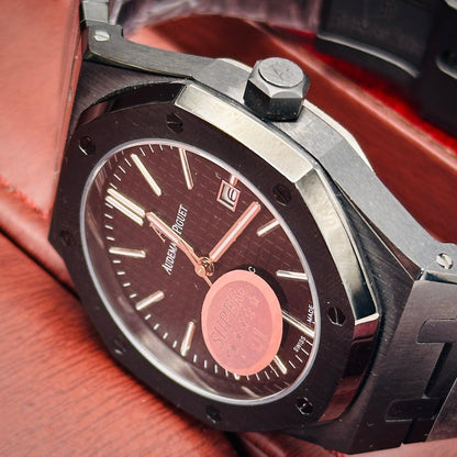 Octagon Bezel Watch with premium name box