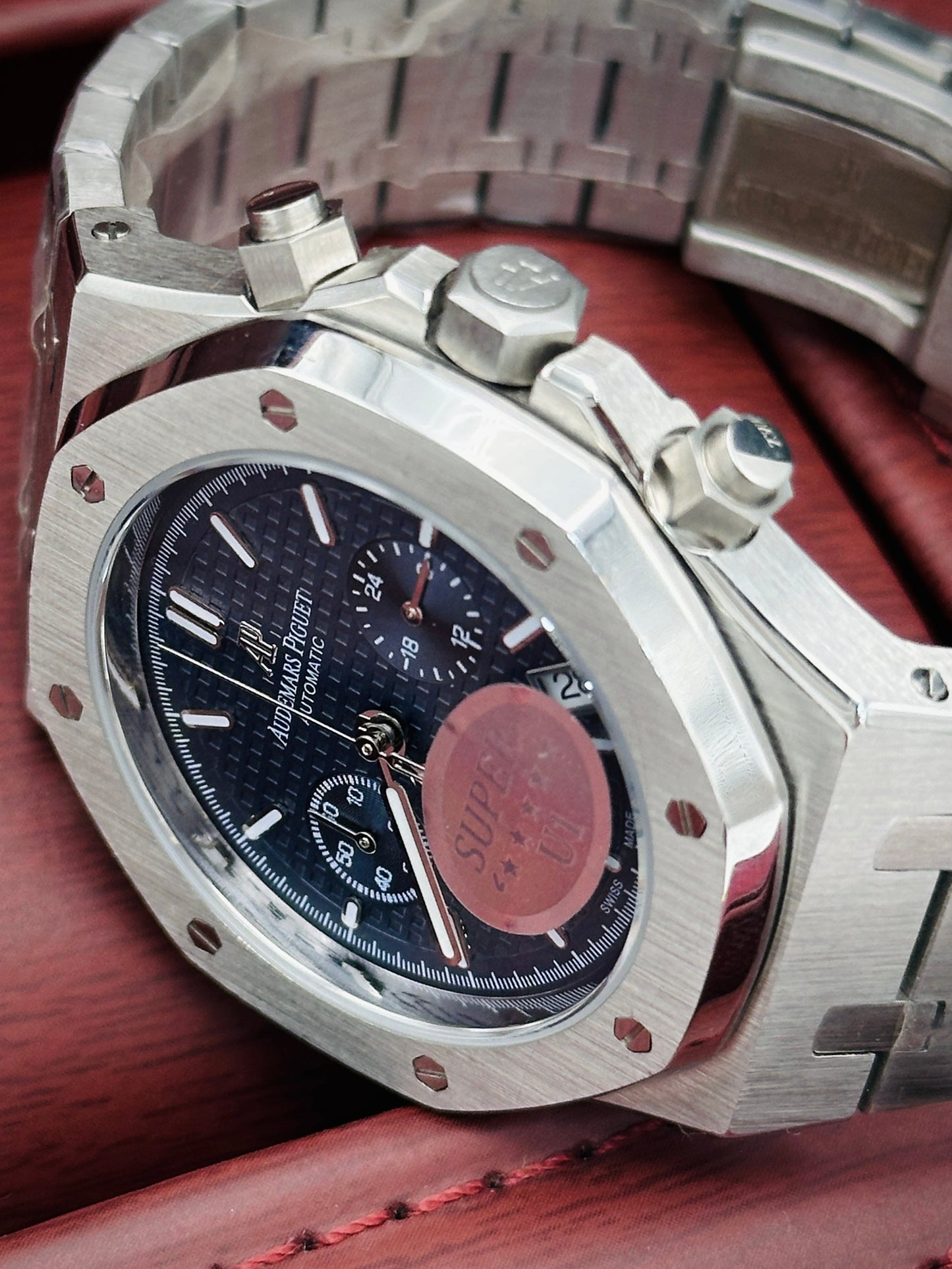 Luxury Chronograph Watch with box