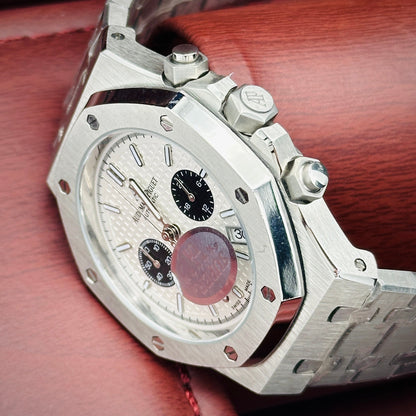 two-tone men’s watch with brand box