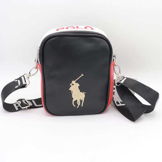 Imported Cross Body Famous Leather Men's Bag PCB-Black-450