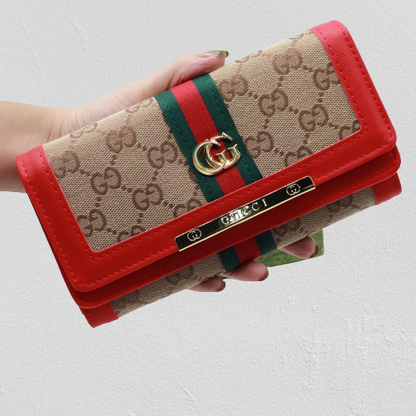Stunning Wallet for Ladies With Box 108-Red