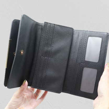 Stunning Wallet for Ladies With Box 108-Black