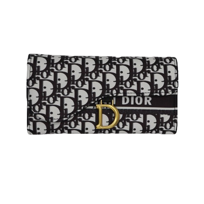 Stylish Wallet for Ladies 886-Black and White