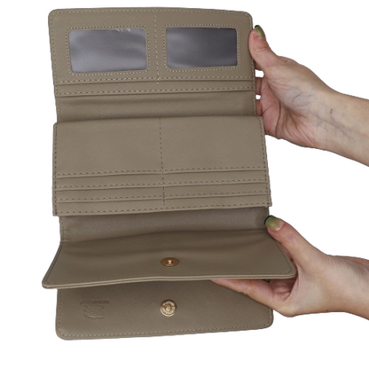 Luxury Women Wallet With Box 2015-5-Silver Gray