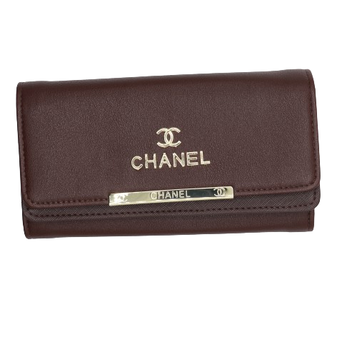 Luxury Women Wallet With Box 2065-Coffee