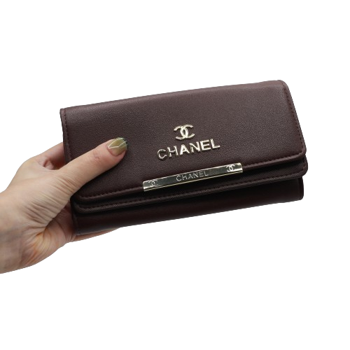 Luxury Women Wallet With Box 2065-Coffee