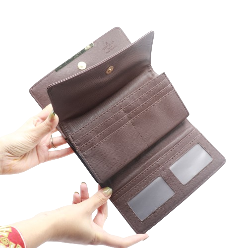 Latest Wallet for Women With Box 2015-6 Coffee