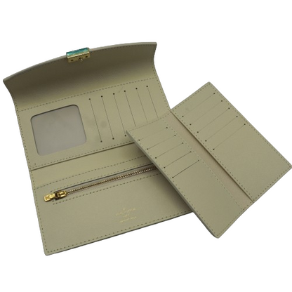 Latest 2in1 Wallet for Women With Box 2005-2 White Plaid