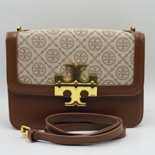 New Stylish Eleanor T Monogram Small Convertible Shoulder Bag TB03