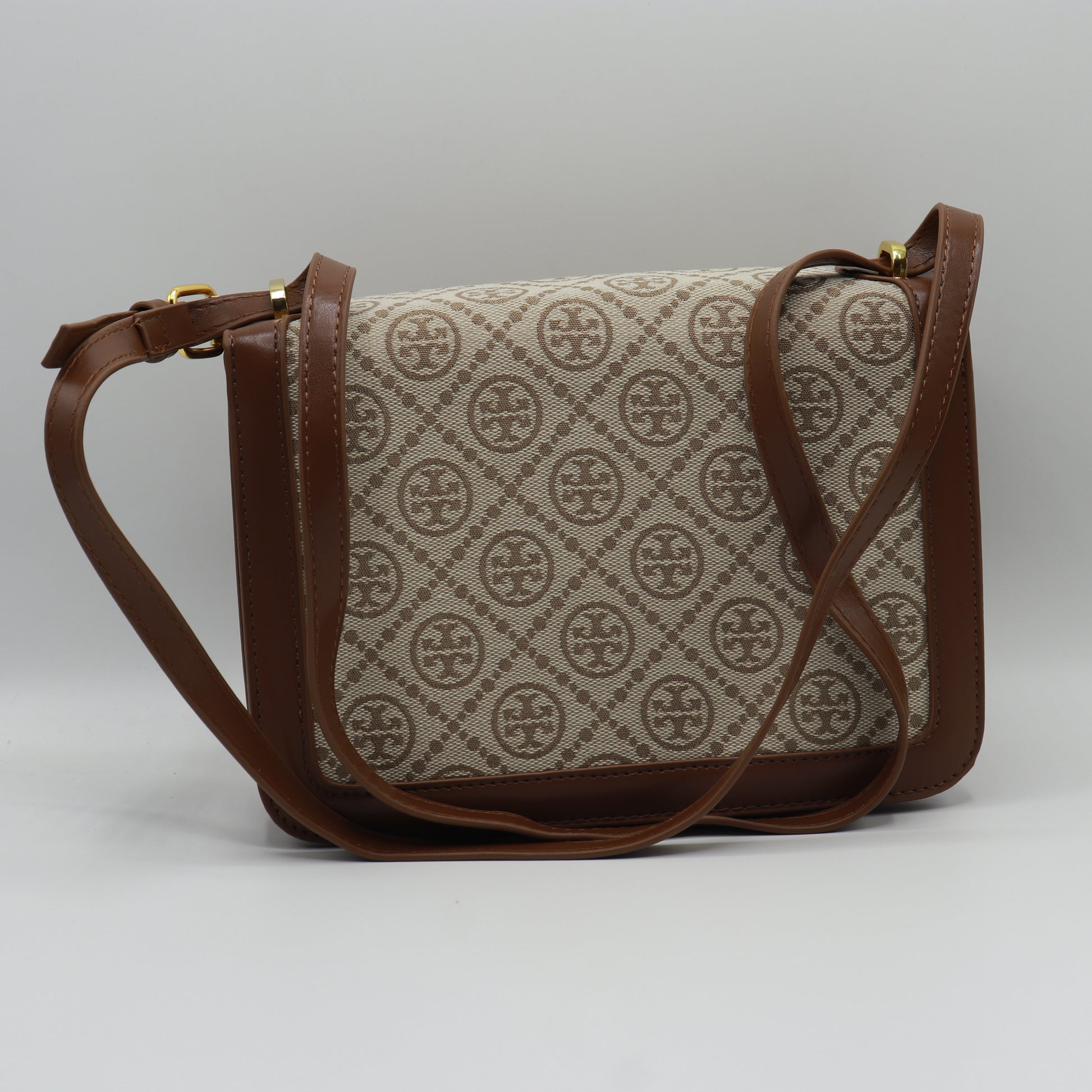 New Stylish Eleanor T Monogram Small Convertible Shoulder Bag TB03