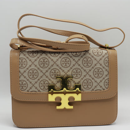 New Stylish Eleanor T Monogram Small Convertible Shoulder Bag TB05