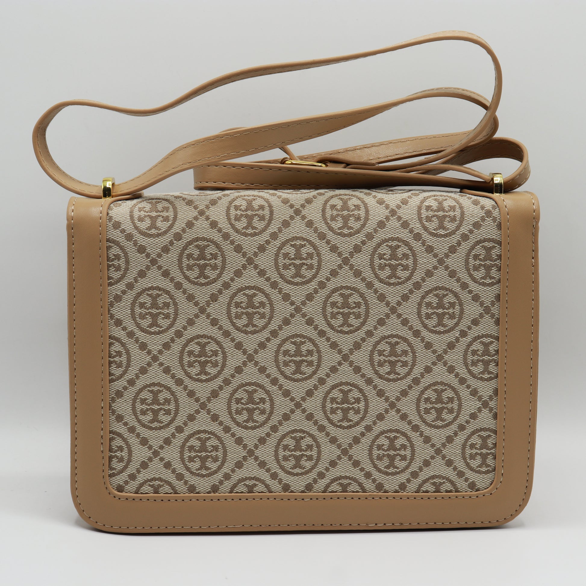 New Stylish Eleanor T Monogram Small Convertible Shoulder Bag TB05