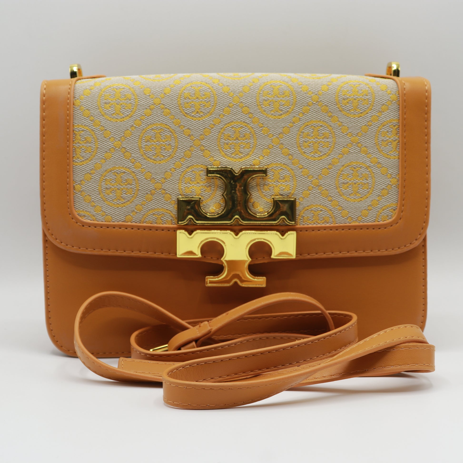 New Stylish Eleanor T Monogram Small Convertible Shoulder Bag TB02