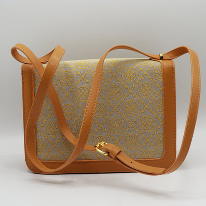 New Stylish Eleanor T Monogram Small Convertible Shoulder Bag TB02