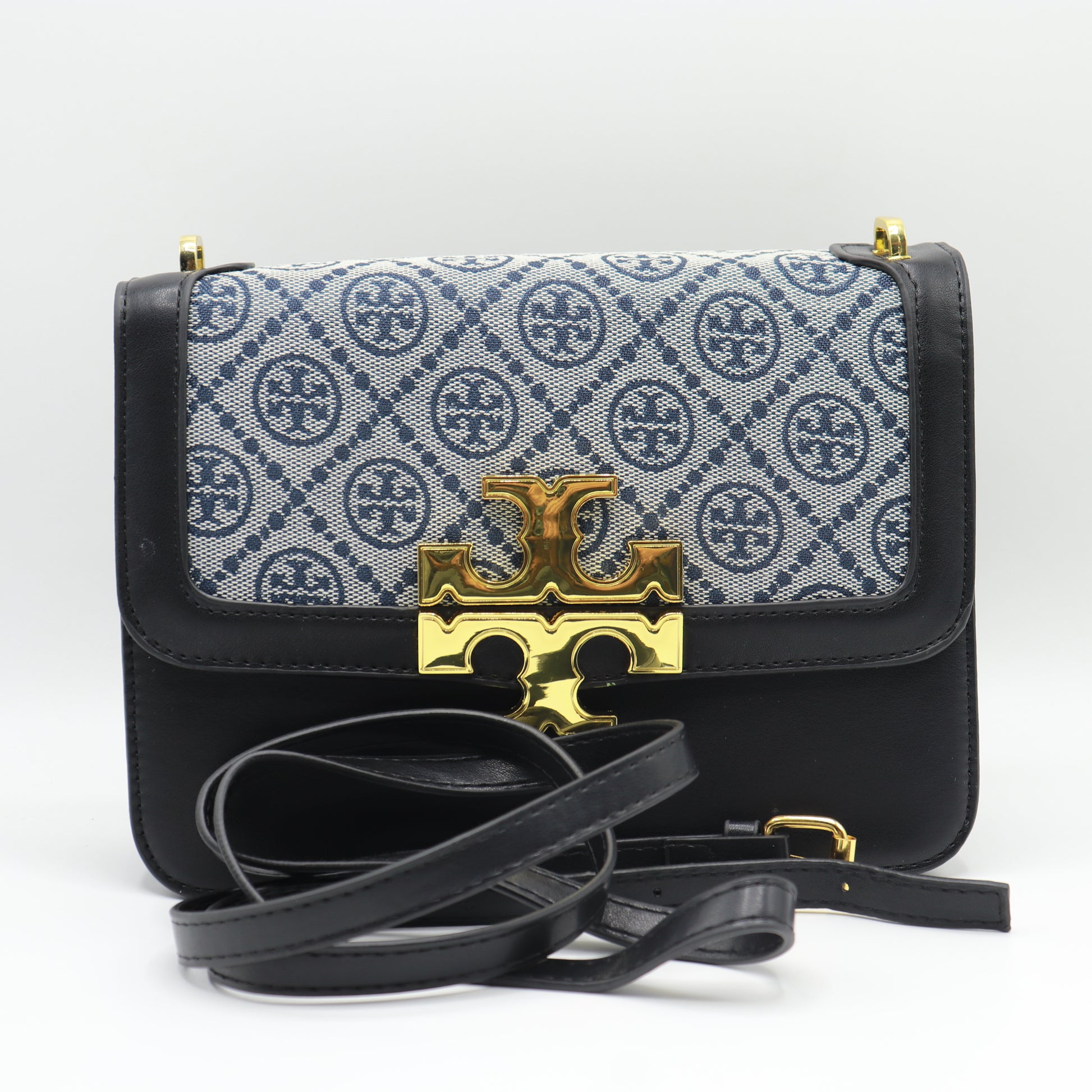 New Stylish Eleanor T Monogram Small Convertible Shoulder Bag TB01