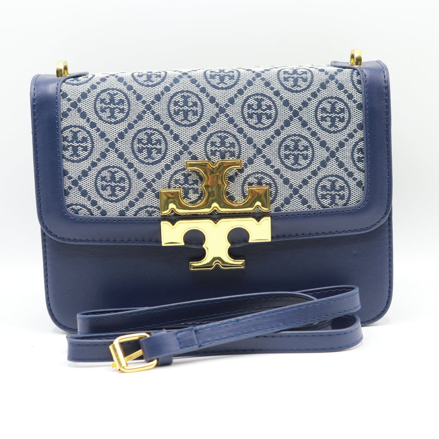 New Stylish Eleanor T Monogram Small Convertible Shoulder Bag TB04