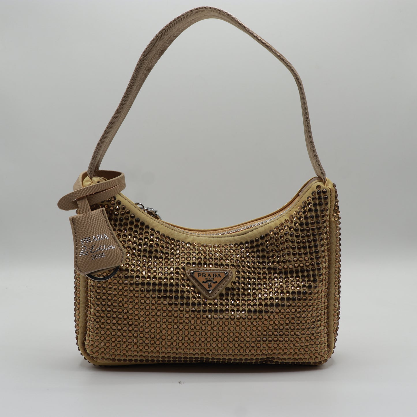 Fashionable Mini Bag with Crystals Shoulder Bag With Box PR07