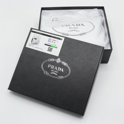 Fashionable Mini Bag with Crystals Shoulder Bag With Box PR05