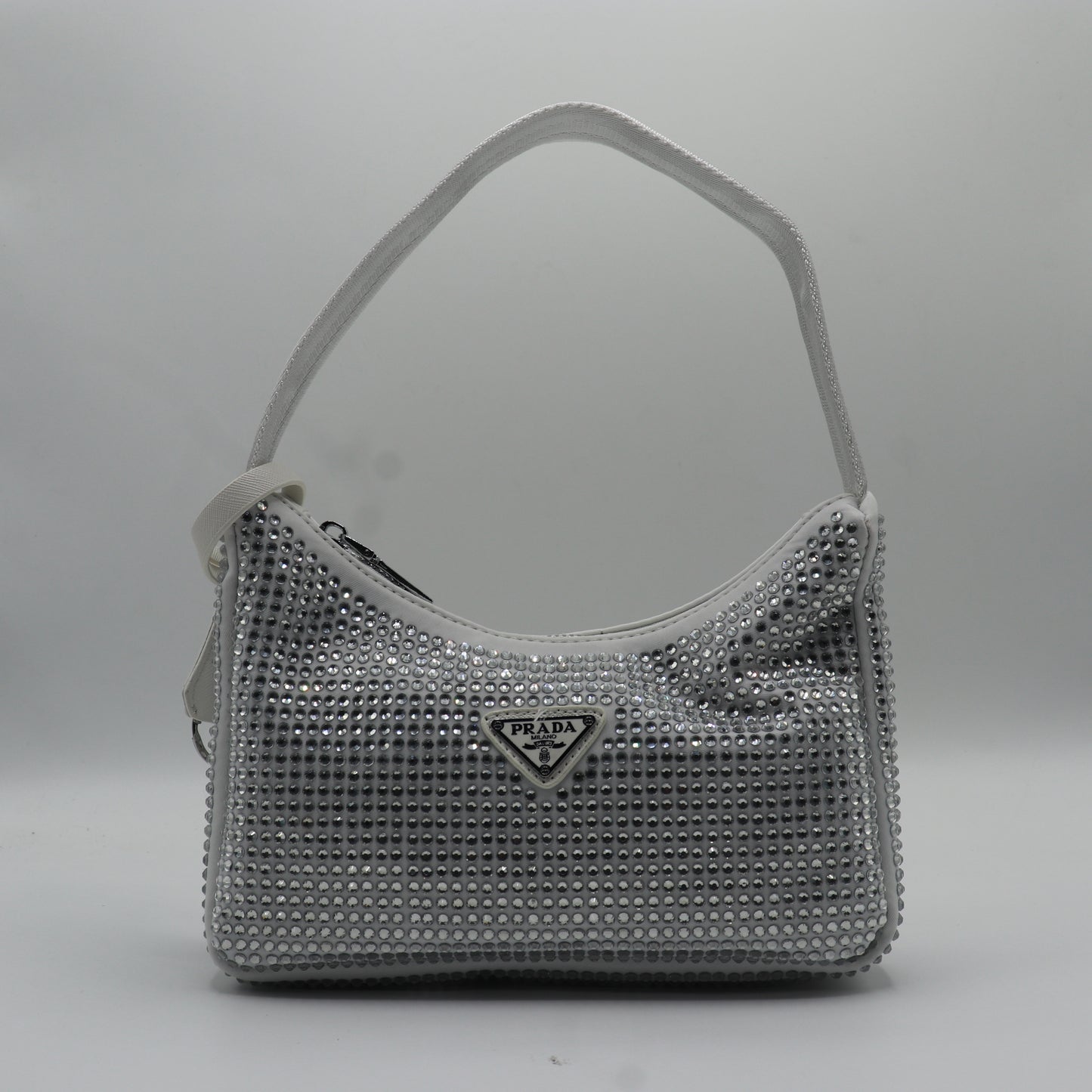 Fashionable Mini Bag with Crystals Shoulder Bag With Box PR05